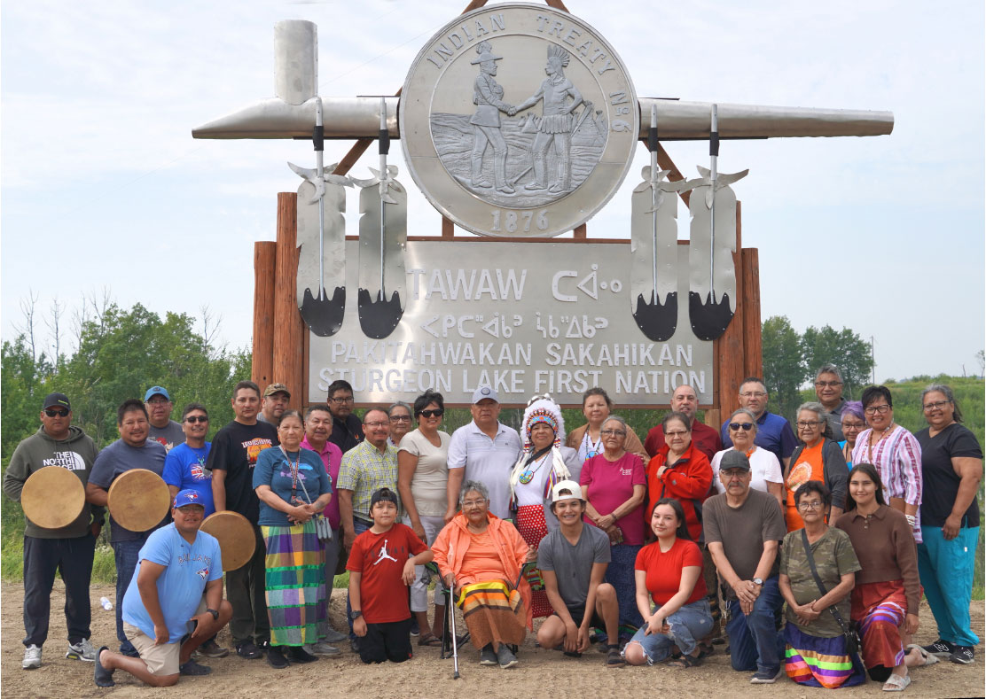 SLFN Unveils Treaty 6 Welcome Sign